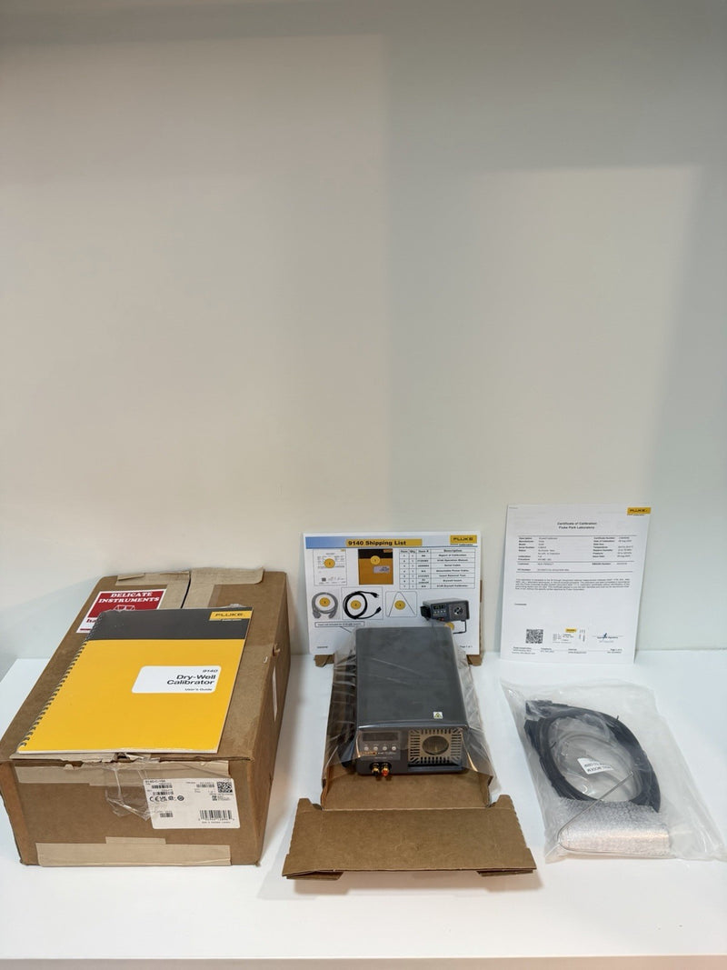 FLUKE 9140-C-156 DRY-WELL CALIBRATOR KIT CAL DATE 20252026