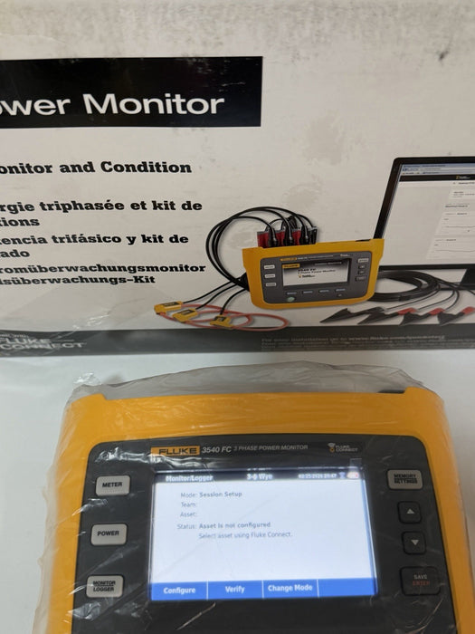 FLUKE 3540 FC 3-PHASE POWER MONITOR KIT (NEW FACTORY SEALED) FREE SHIPPING