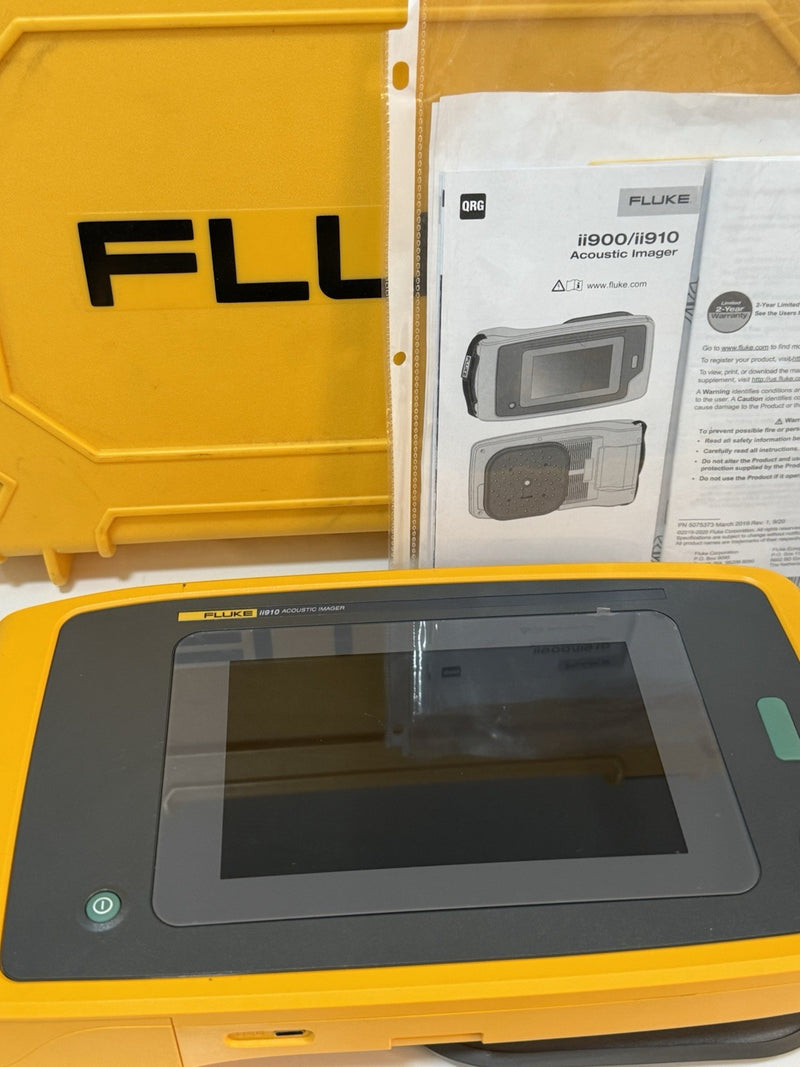 FLUKE II910 ACOUSTIC IMAGER WITH ACCESSORIES