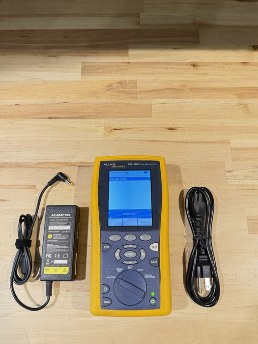 FLUKE NETWORKS DTX-1800 MAINFRAME & W/ CHARGER (TESTED)