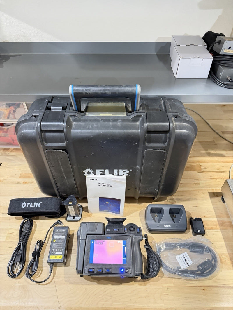 FLIR T640 THERMAL IMAGING CAMERA WITH ACCESSORIES TESTED