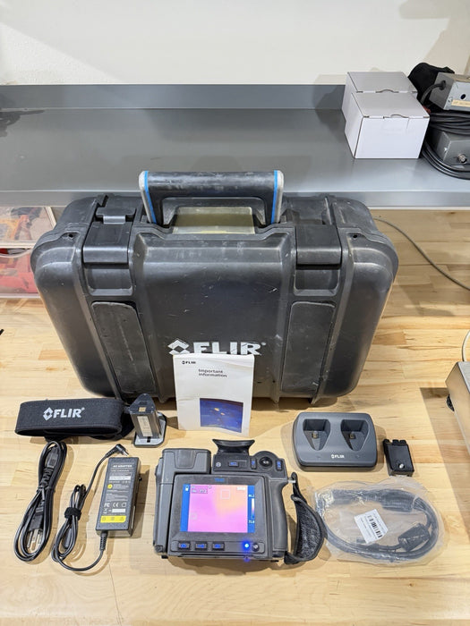FLIR T640 THERMAL IMAGING CAMERA WITH ACCESSORIES TESTED