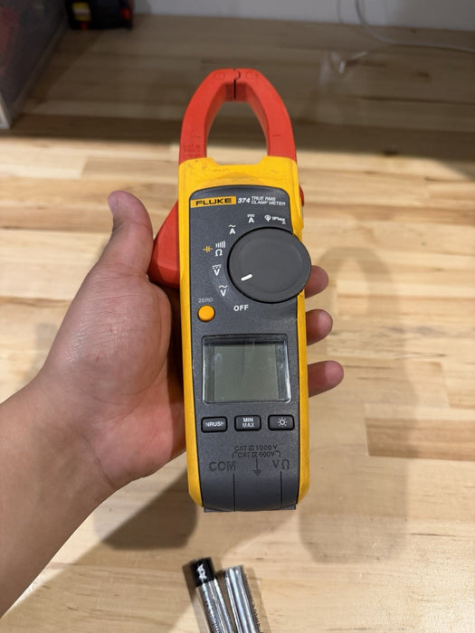 FLUKE 374 TRUE RMS CLAMP METER FOR PARTS