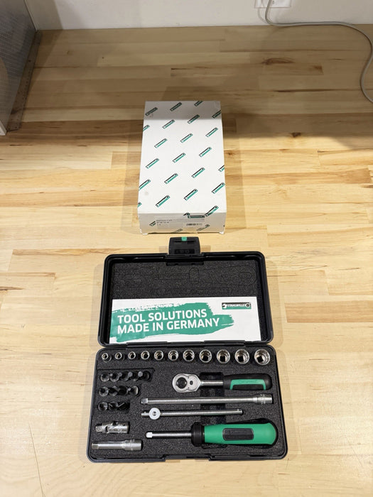 STAHLWILLE SOCKET SET 1/4" SET W/  29 PIECE KIT 40D/23/6 T KN (NEW SEALED)