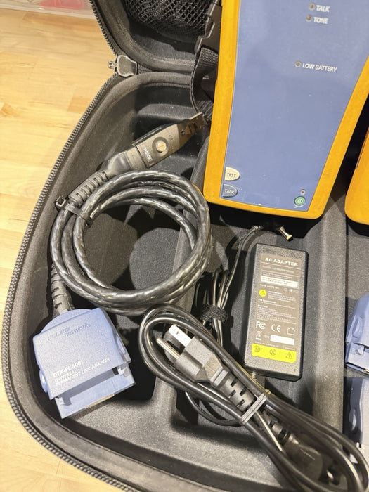 FLUKE DTX-1200 CABLE ANALYZER KIT W ACCESSORIES (TESTED) SHIPS FREE
