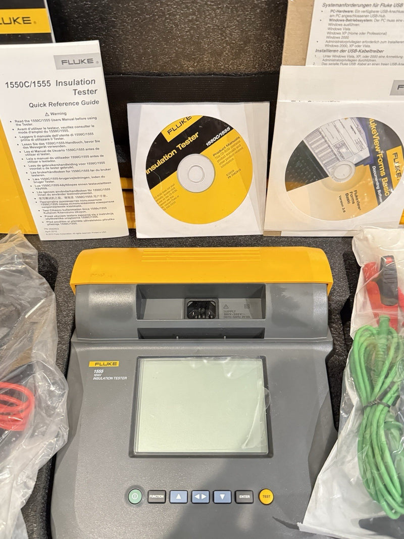 FLUKE 1555 10KV INSULATION TESTER TESTED