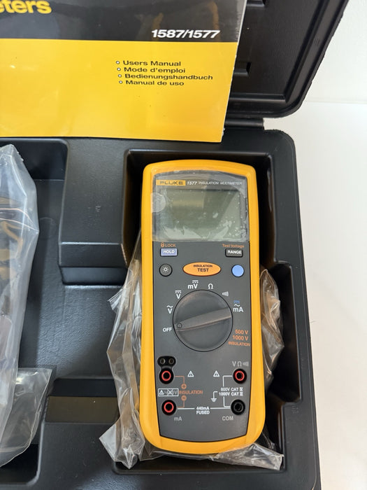 FLUKE 1577 INSULATION MULTIMETER W/ LEADS & CASE (NEW SEALED) - SHIPS FAST