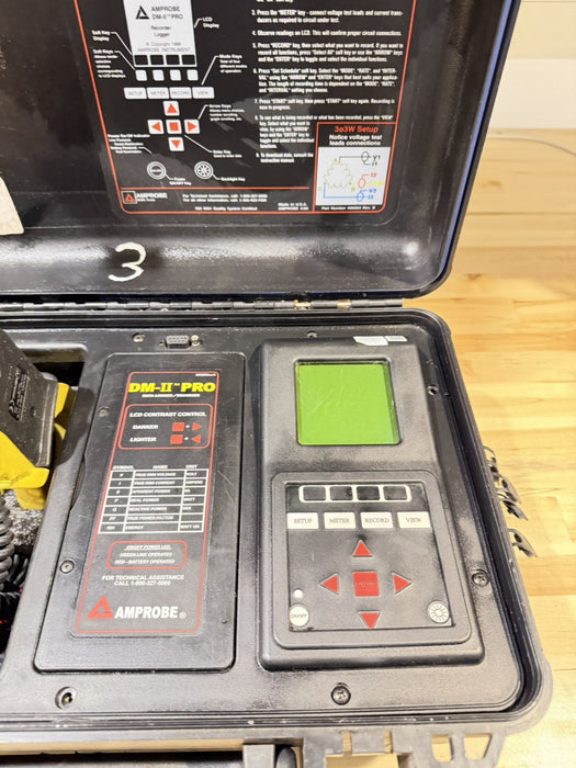 AMPROBE DM-II PRO DAT LOGGER RECORDER WITH ACCESSORIES
