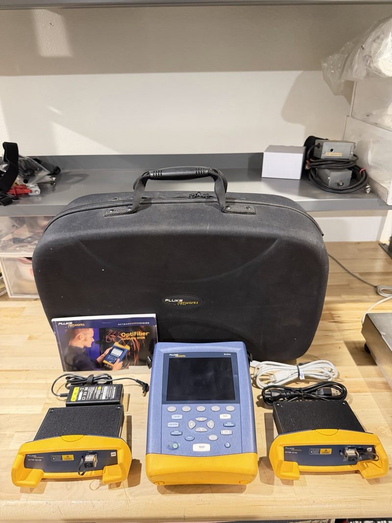FLUKE NETWORKS OPTIFIBER WITHOFTM-5610B & OFTM-5730 TESTED