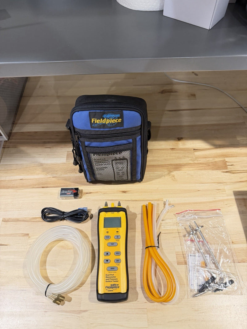 FIELDPIECE SDMN6 DUAL PORT MANOMETER & PRESSURE SWITCH TESTER