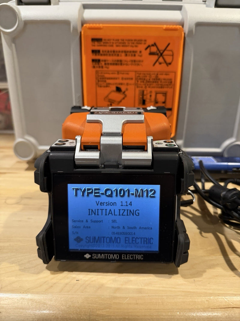 SUMITOMO ELECTRIC TYPE-Q101-M12 MASS FUSION SPLICER TESTED