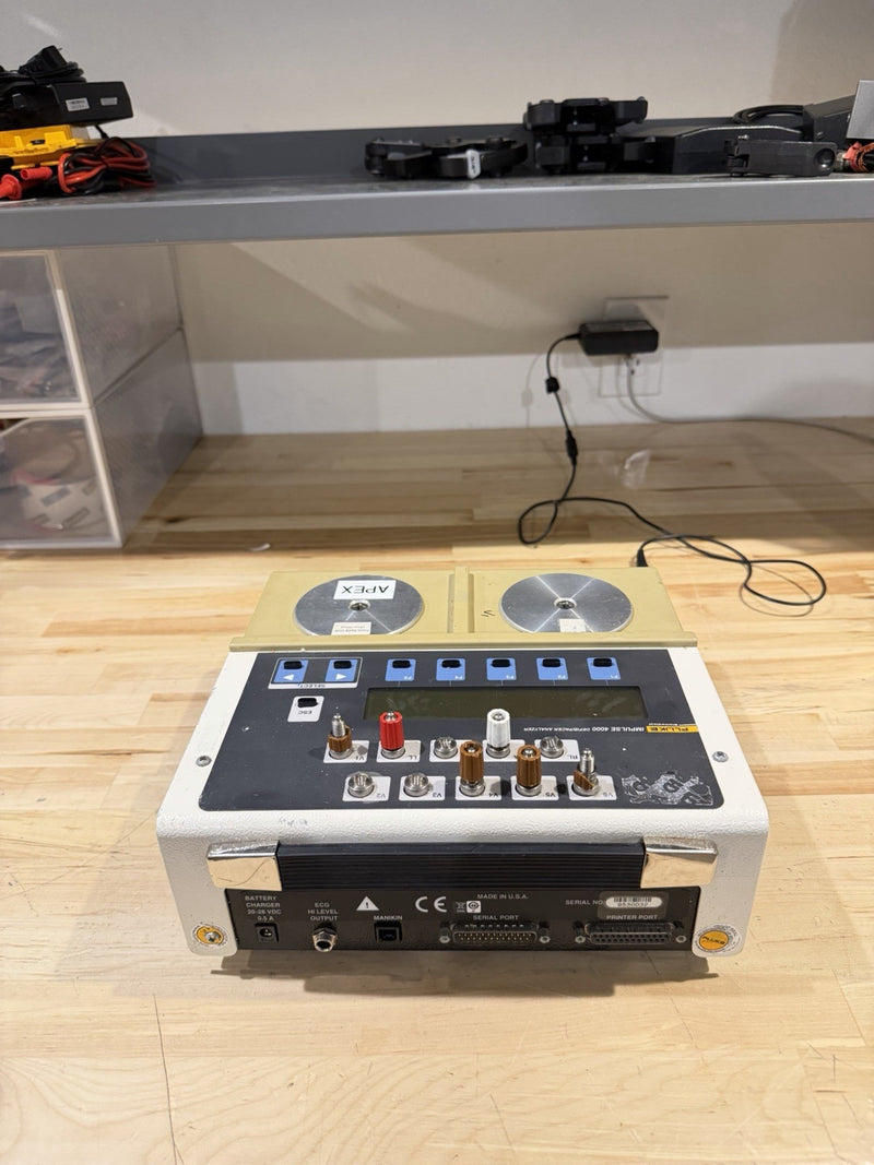 FLUKE IMPULSE 4000 DEFIB/PACER ANALYZER W/ CHARGER (TESTED) SHIPS FAST