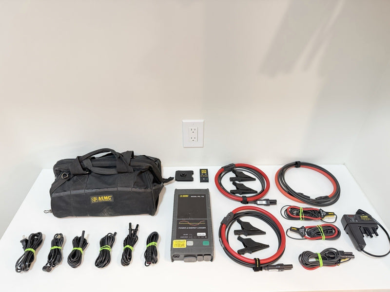 AEMC PEL 102 POWER &ENERGY LOGGER WITH PROBES & EXTRA ACCESSORIESCALIBRATED 2026