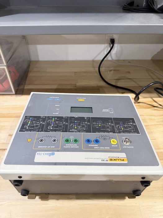 FLUKE BIOMEDICAL RF303 ELECTROSURGERY ANALYZER TESTED