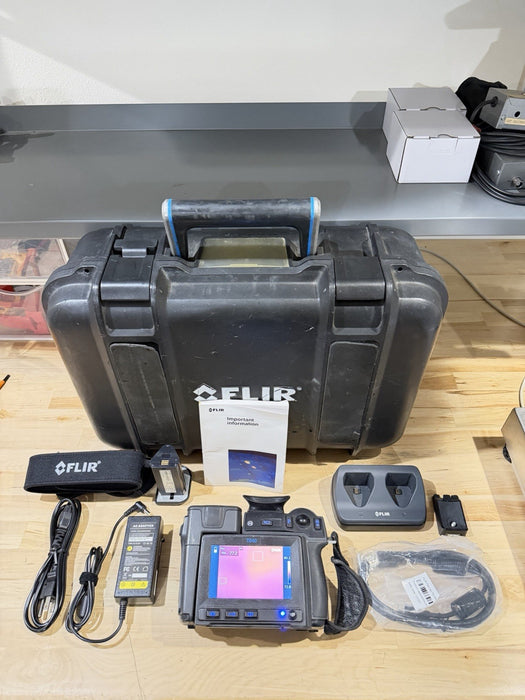FLIR T640 THERMAL IMAGING CAMERA WITH ACCESSORIES TESTED