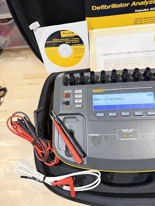 FLUKE IMPULSE 7000DP ANALYZER W/ LEADS & ACCESSORIES (FREE SHIPPING) TESTED