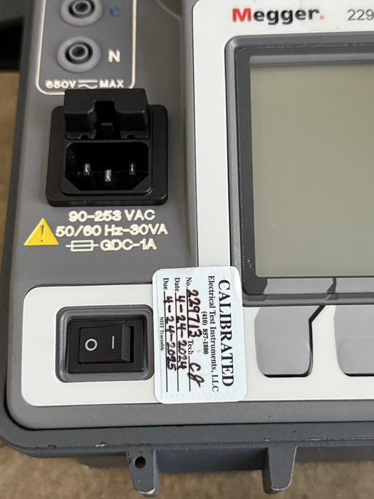 MEGGER AVO PMM-1 POWER MULTIMETER CALIBRATED 2025