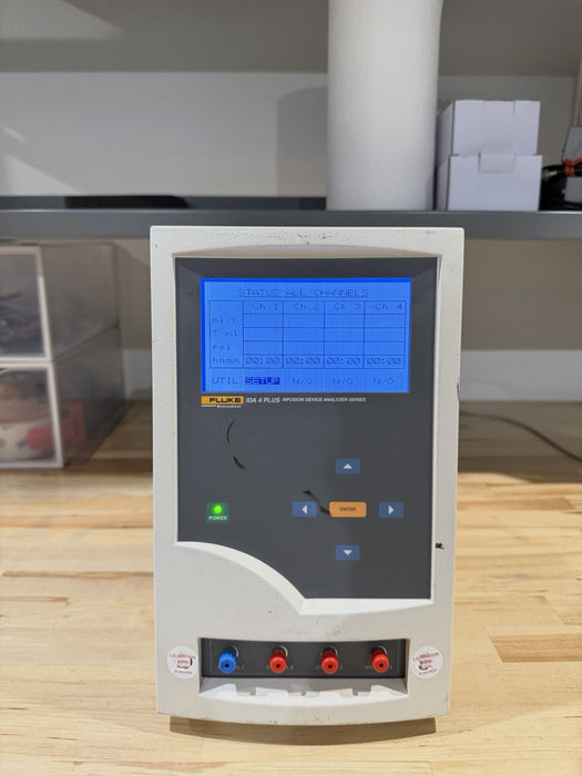 FLUKE BIOMEDICAL IDA 4 PLUS INFUSION DEVICE ANALYZER SERIES (TESTED) SHIPS FREE