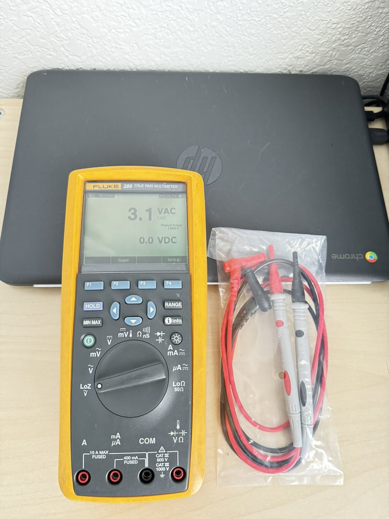 FLUKE 289 TRUE-RMS LOGGING MULTIMETER WITH LEADS