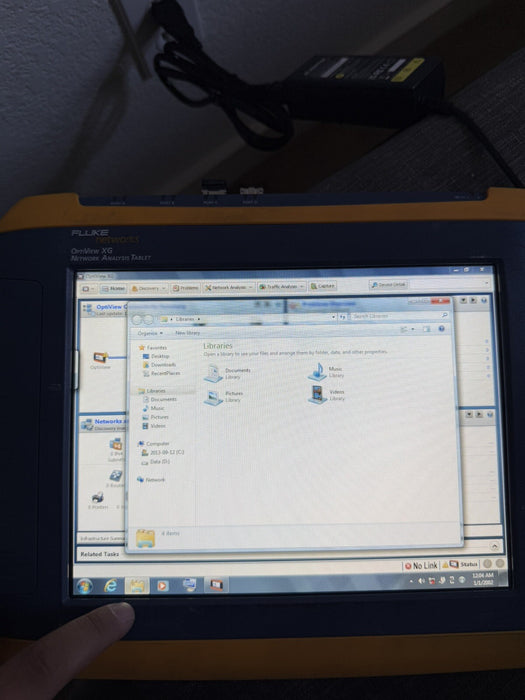 FLUKE NETWORKS OPTIVIEW XG NETWORK ANALYZER TABLET