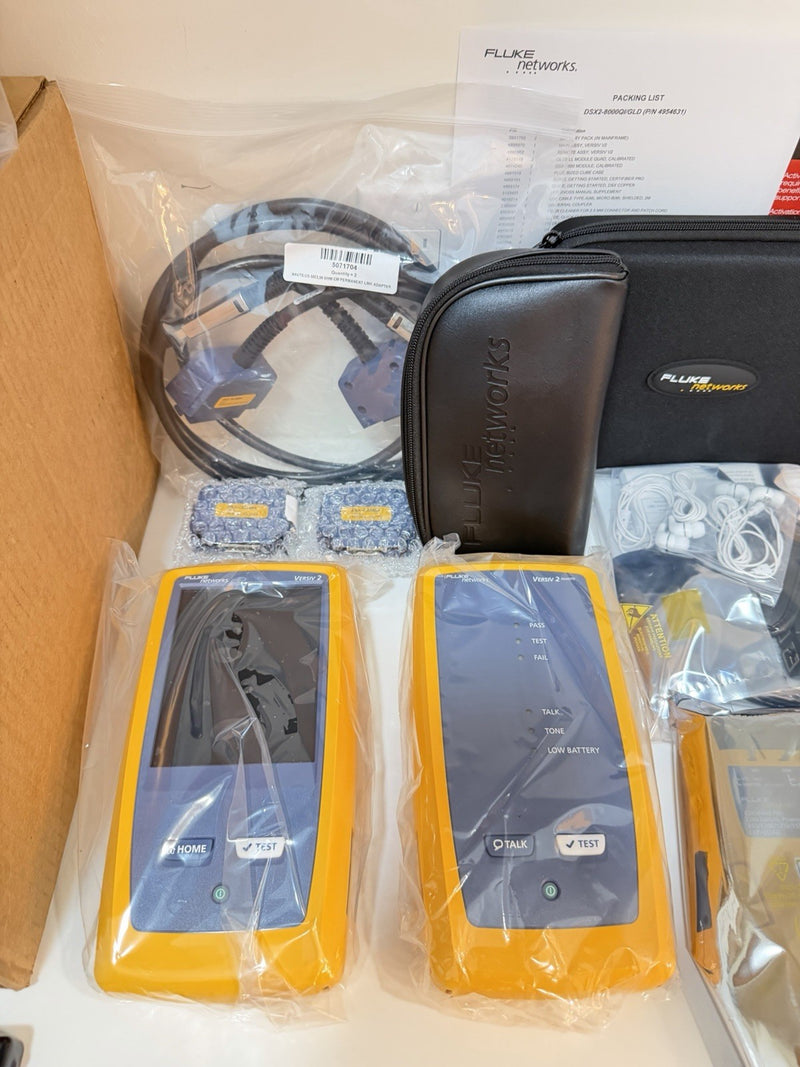 FLUKE NETWORKS DSX2-8000QI/GLD 2 GHZGLD 1 YEAR SUPPORT MFD 2025