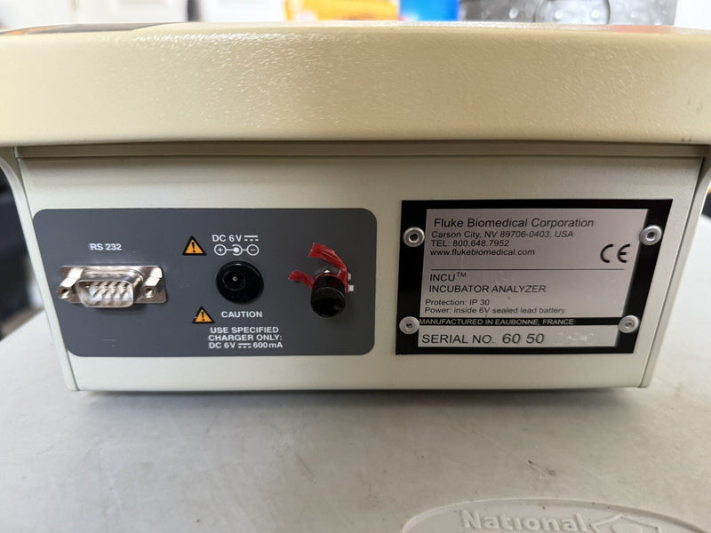 FLUKE BIOMEDICAL INCU INCUBATOR ANALYZER WITH SENSOR CALIBRATED 2024