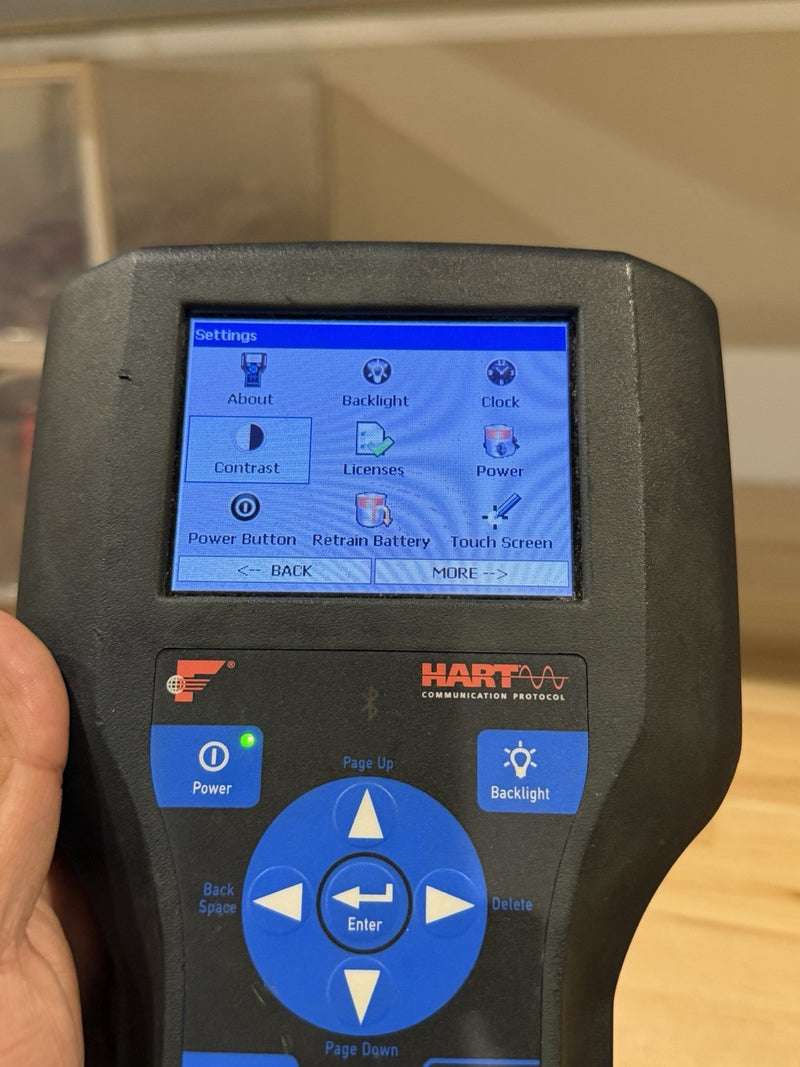 EMERSON HART 475 FIELD COMMUNICATOR TESTED