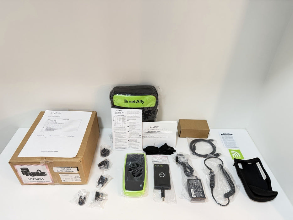 NETALLY AIRCHECK G2 KIT W/ ANTENNA & ACCESSORIES NEW FACTORY SEALED - SHIPS FREE