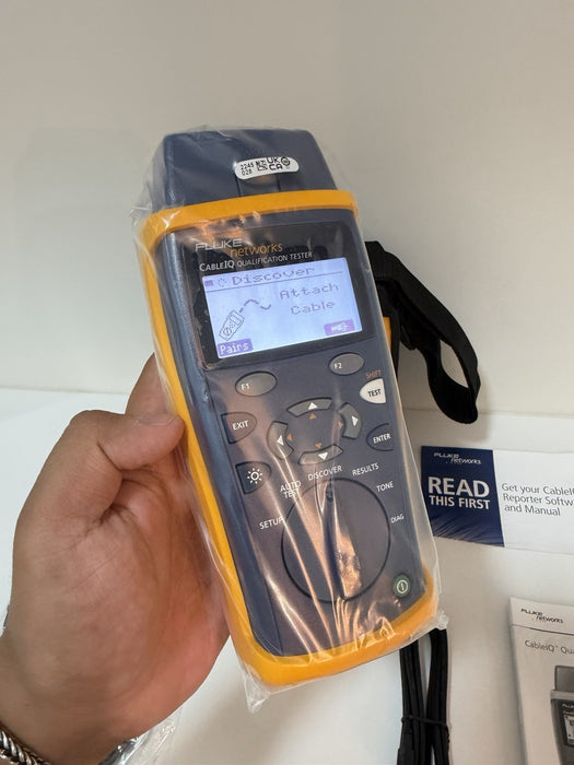 FLUKE NETWORKS CABLE IQ QUALIFICATION TESTER CIQ-100 /NEW SEALED - FREE SHIPPING