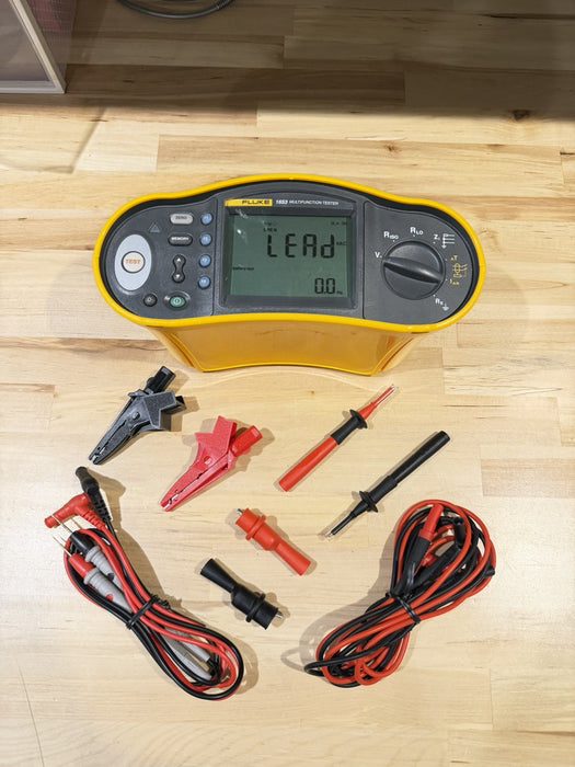 FLUKE 1653 MULTIFUNCTION INSTALLATION TESTER WITH ACCESSORIES