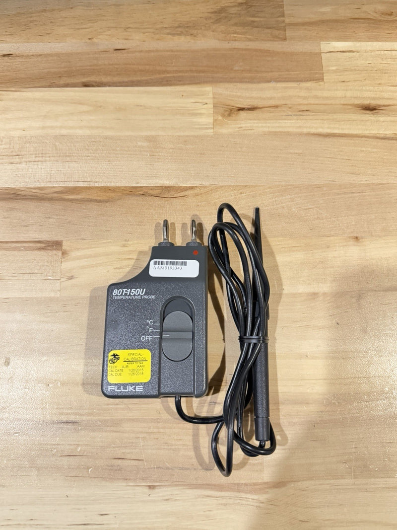 FLUKE 80T-150UA TEMPERATURE PROBE TESTED