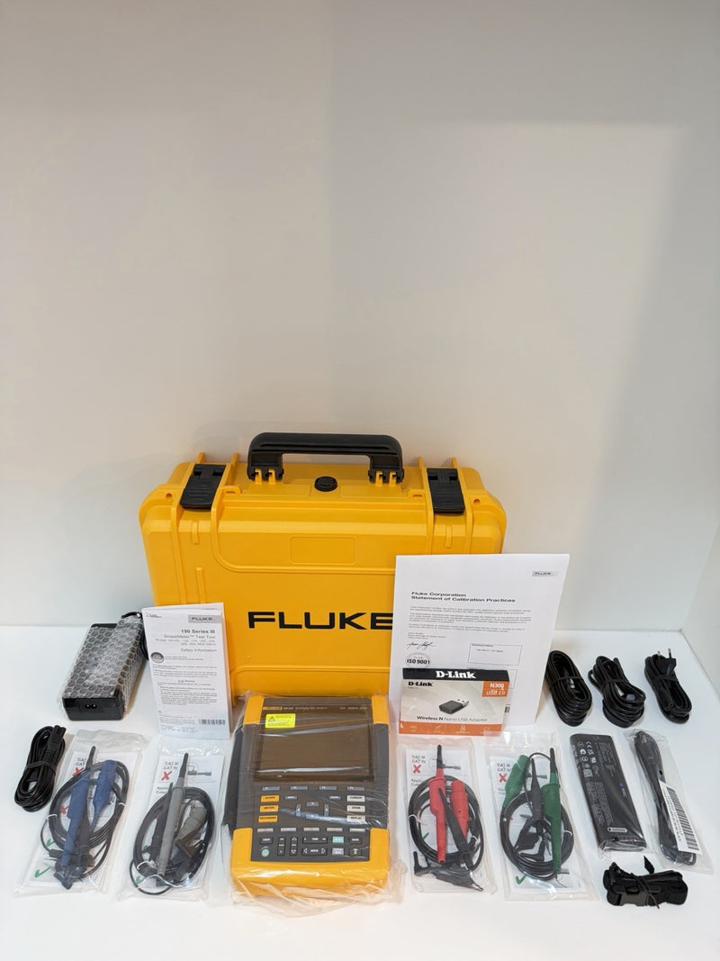 FLUKE 190-204-III S DIGITAL OSCILLOSCOPE 4CH 200MHZ 5GS/S CALIBRATED 2025