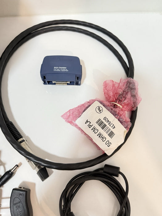 FLUKE NETWORKS DSX2-5000 VERSIV CAT6A CABLE CERTIFIER TESTER KIT -CALIBRATED2024