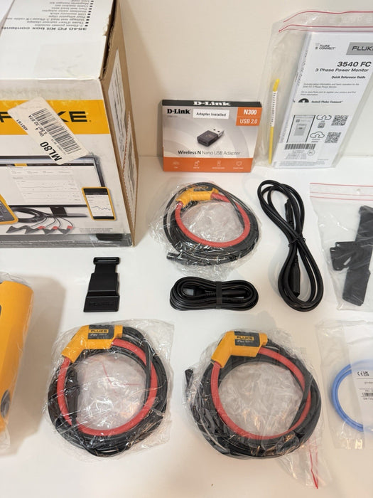 FLUKE 3540 FC 3-PHASE POWER MONITOR KIT (NEW FACTORY SEALED) FREE SHIPPING
