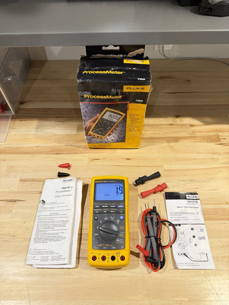 FLUKE 789 PROCESSMETER MFD-2026 CALIBRATED 2026 /SHIPS FAST NEW