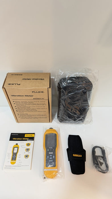 FLUKE 805 FC VIBRATION METER WITH ACCESSORIES