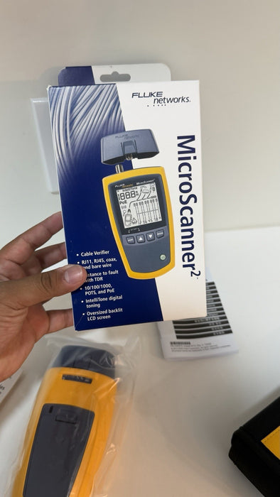 FLUKE NETWORKS MS2-100 MICROSCANNER 2 CABLE VERIFIER (NEW FACTORY SEALED) NEW