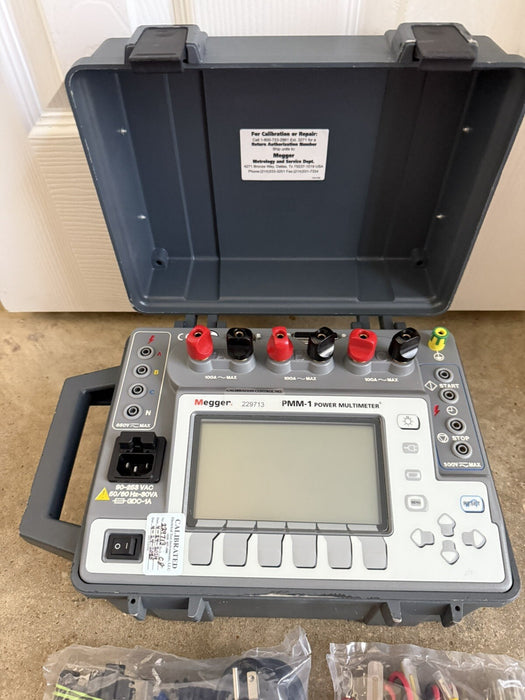 MEGGER AVO PMM-1 POWER MULTIMETER CALIBRATED 2025