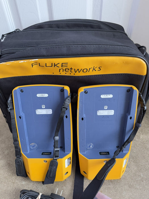 FLUKE NETWORKS VERSIV MAINFRAME & REMOTE WITH BAG & ACCESSORIES