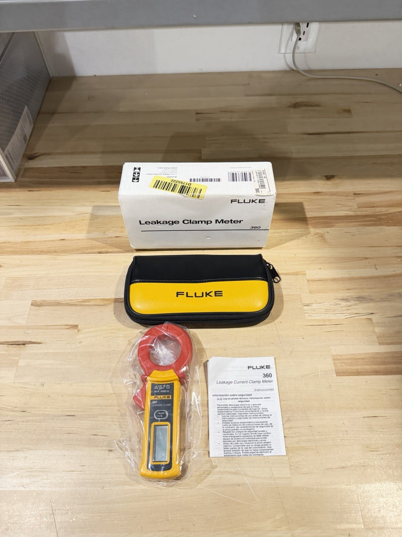 FLUKE 360 AC LEAKAGE CURRENT CLAMP METER TESTED RARE