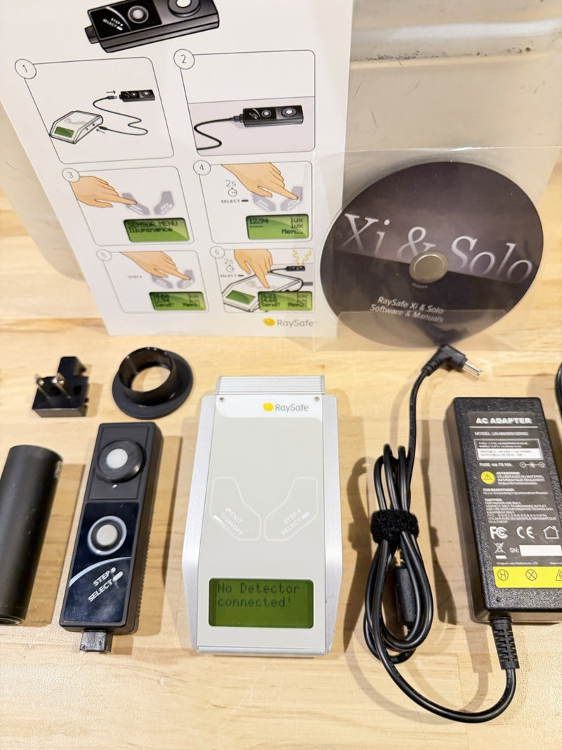 UNFORS RAYSAFE 8221011-A SOLO BASE UNIT WITH PROBE SENSOR & ACCESSORIES