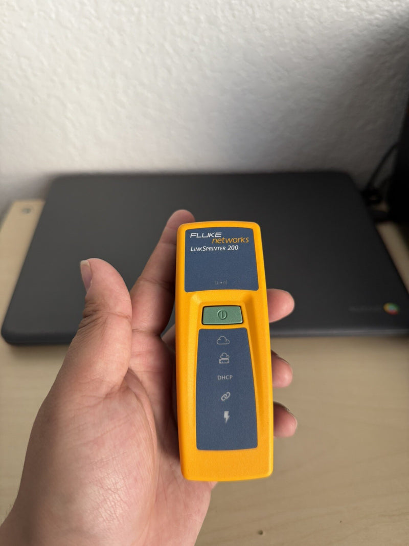 FLUKE NETWORKS LINKSPRINTER 200 TESTED