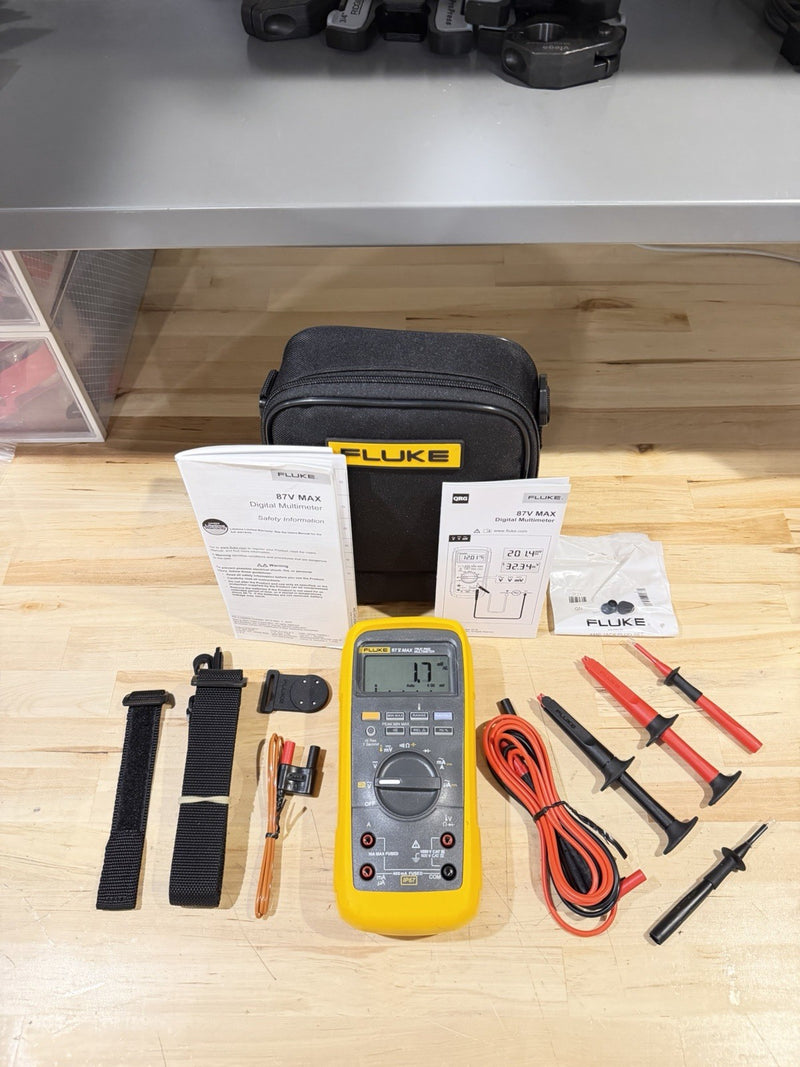 FLUKE 87V MAX TRUE RMS MULTIMETER KIT (FREE SHIPPING) NEW