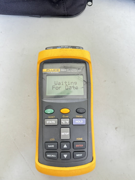 FLUKE HART SCIENTIFIC 1524 DUAL CHANNEL REFERENCE THERMOMETER