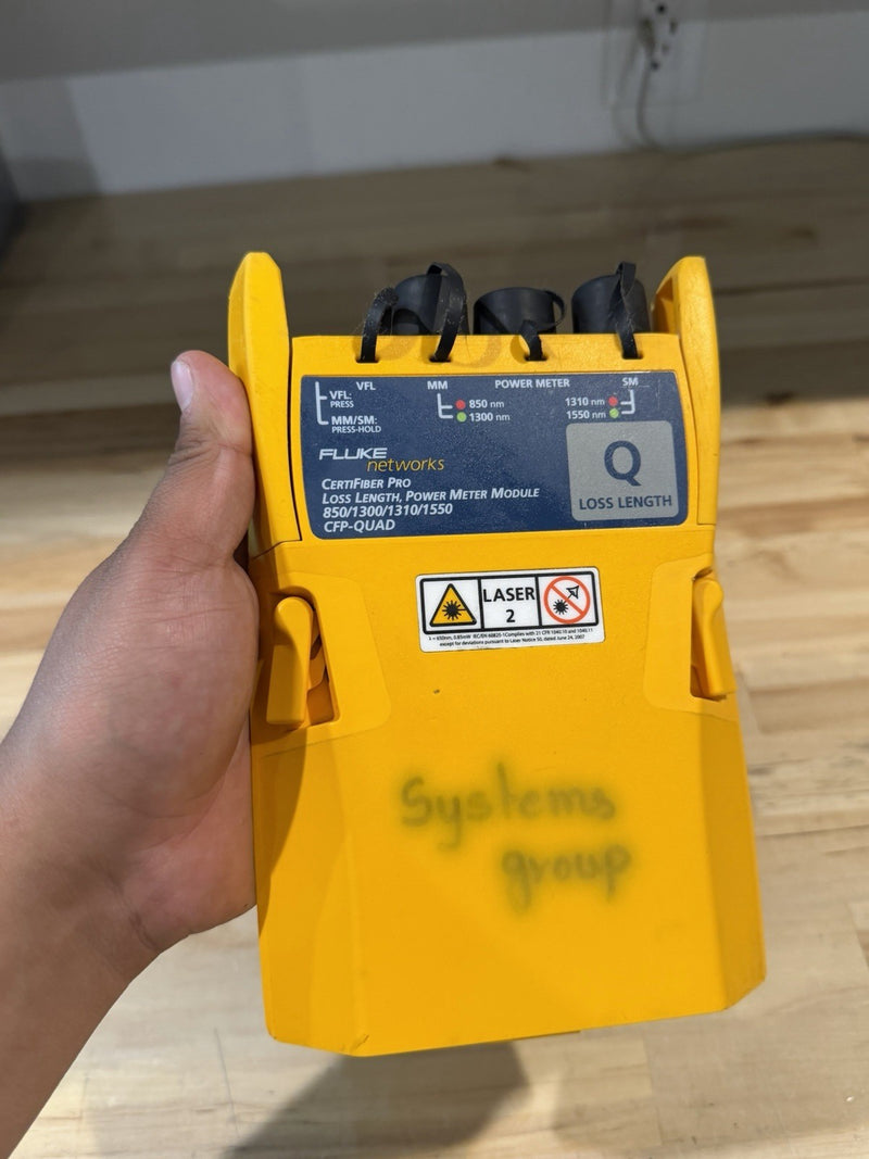 FLUKE NETWORKS CFP-QUAD SM MM MODULE TESTED