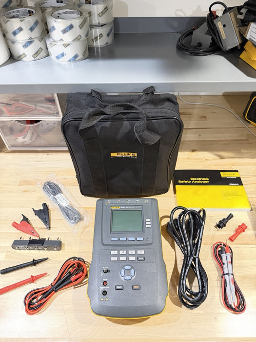FLUKE ESA612 230V ELECTRICAL SAFETY ANALYZER W/ ACCESSORIES (TESTED) SHIPS FREE