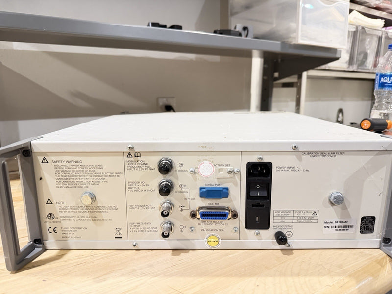FLUKE 9610A/AF RF REFERENCE SOURCE - FREE SHIPPING (SHIPS FAST) - PARTS ONLY