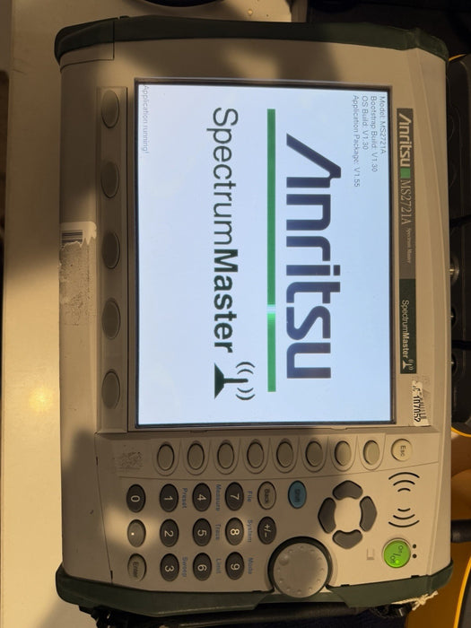 ANRITSU MS2721A SPECTRUM MASTER ANALYZER  W/ CHARGER & MANUAL (TESTED)SHIPS FREE