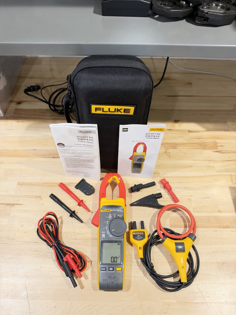 FLUKE 377 FC NON-CONTACT VOLTAGE CLAMP METER SHIPS FAST