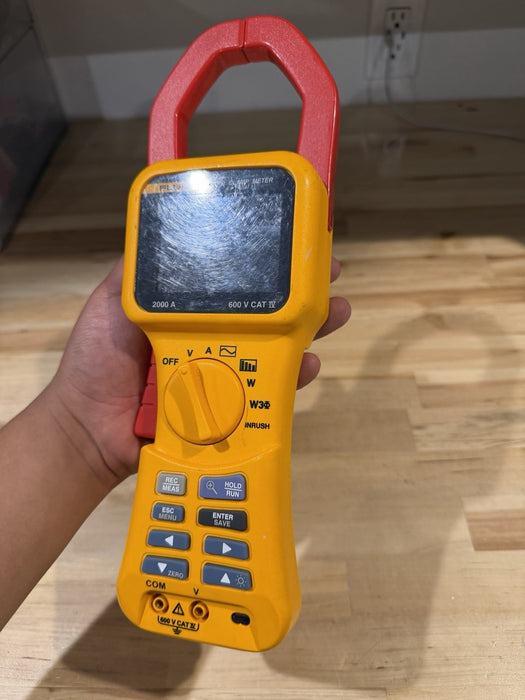 FLUKE 345 POWER QUALITY CLAMP METER FOR PARTS